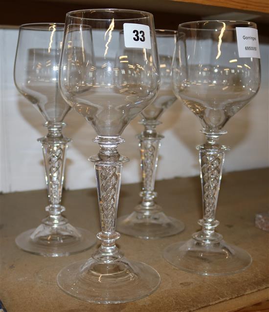 Set 4 airtwist wine glasses